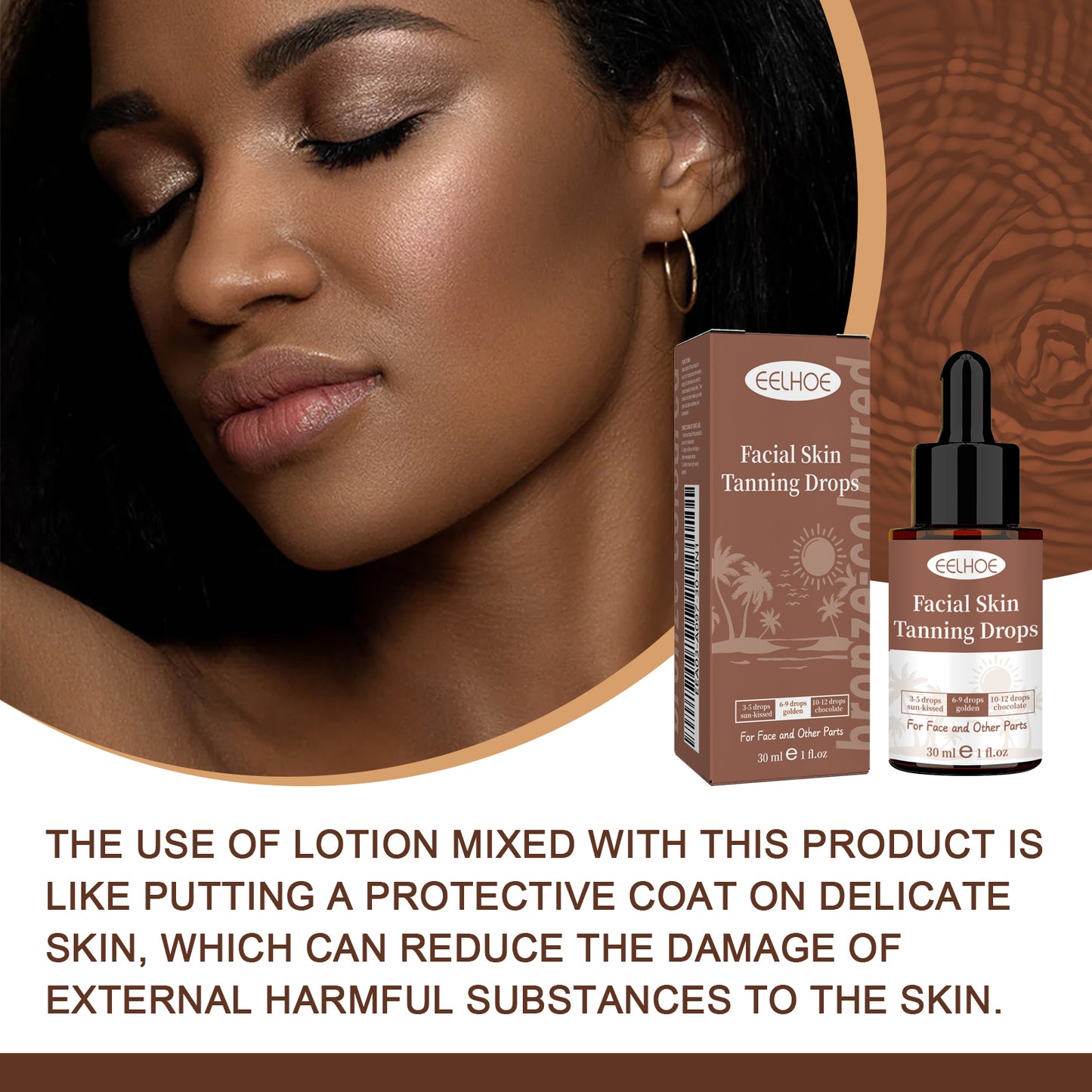 Facial Tanning Serum Outdoor Tanning Serum For Tanning Skin