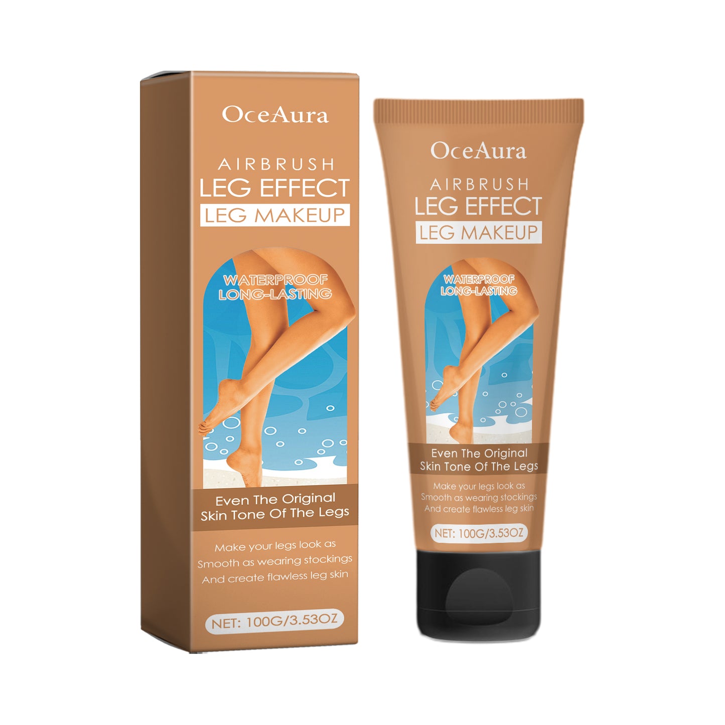 Leg Black Cream, Outdoor Tanning Even Tan Natural Tan Moisturizing Cream