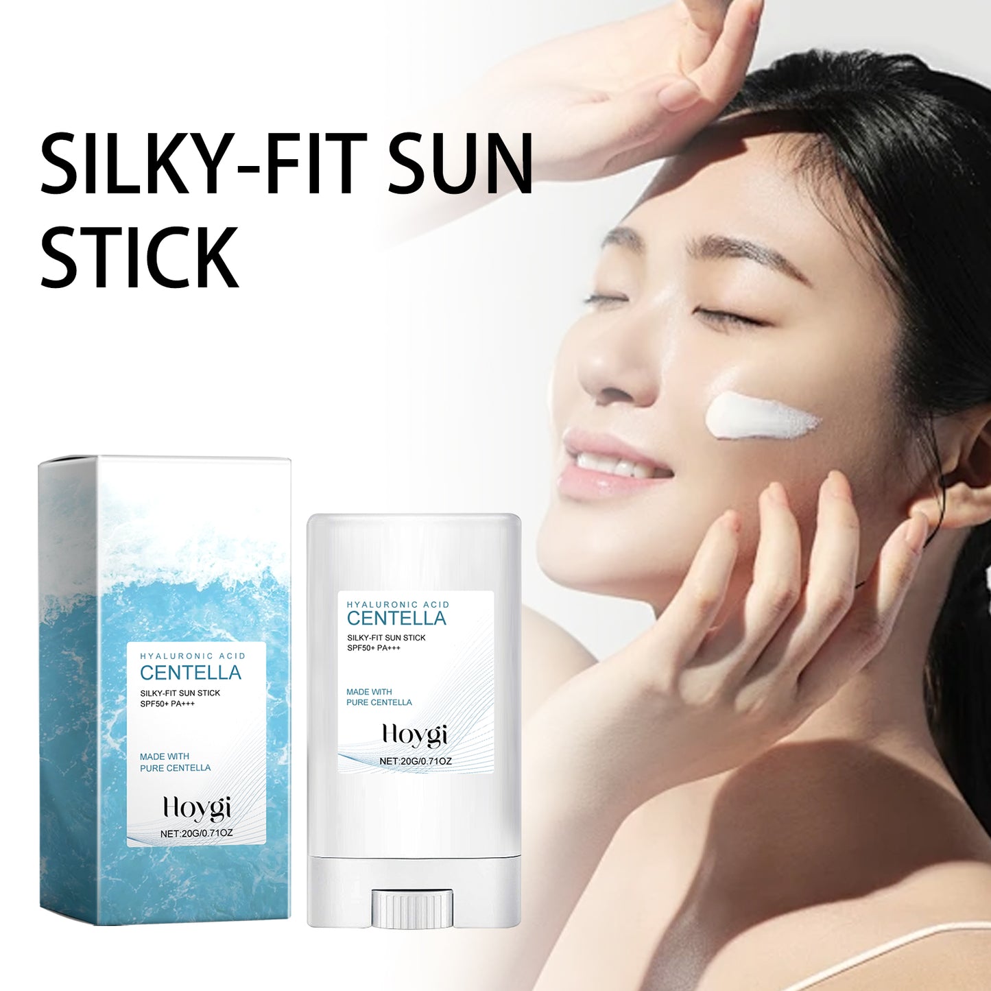Silky-Fit Sun Stick, Gentle Moisturizing And Isolating Uv Protection To Repair Sunburned Red Skin