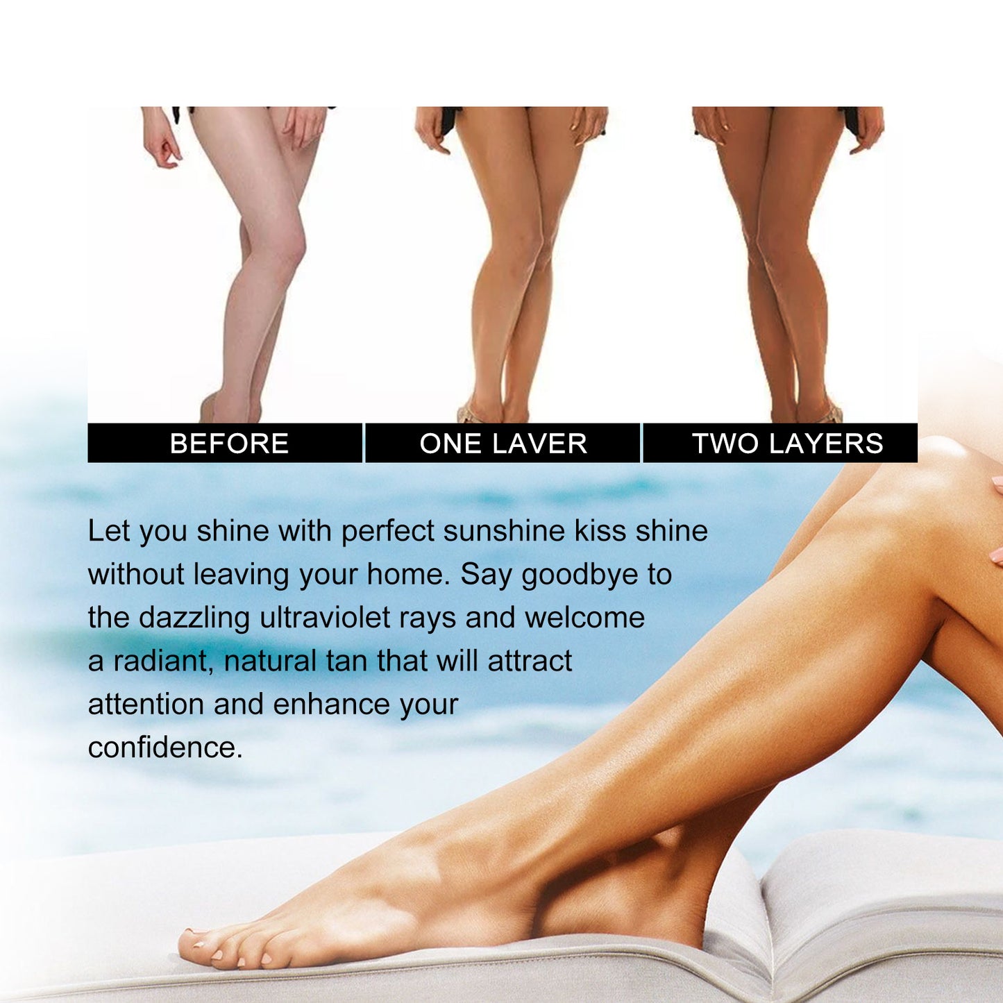 Self-tanning Drops, Outdoor Sunbathing Body Skin Moisturizing Tanning And Black Essence