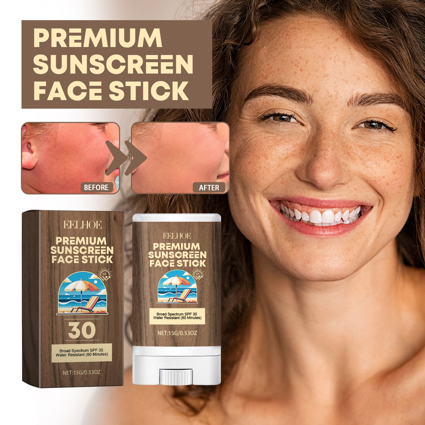Hydrating Stick, Relieve Dry Skin, Moisturize, Prevent Sweat, Moisturize, Protect Against Summer Sun Exposure, And Protect