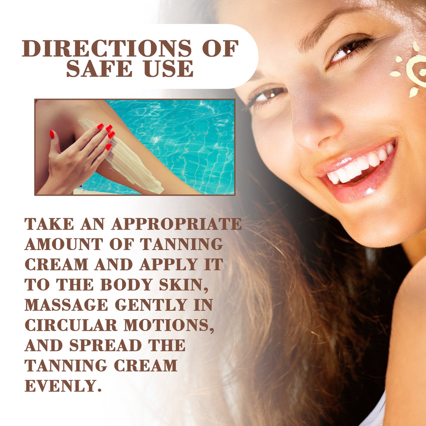 Tanning Cream, Outdoor Suntanning Milk Wheat Tan Bodybuilding Natural Skin Moisturizes And Hydrates