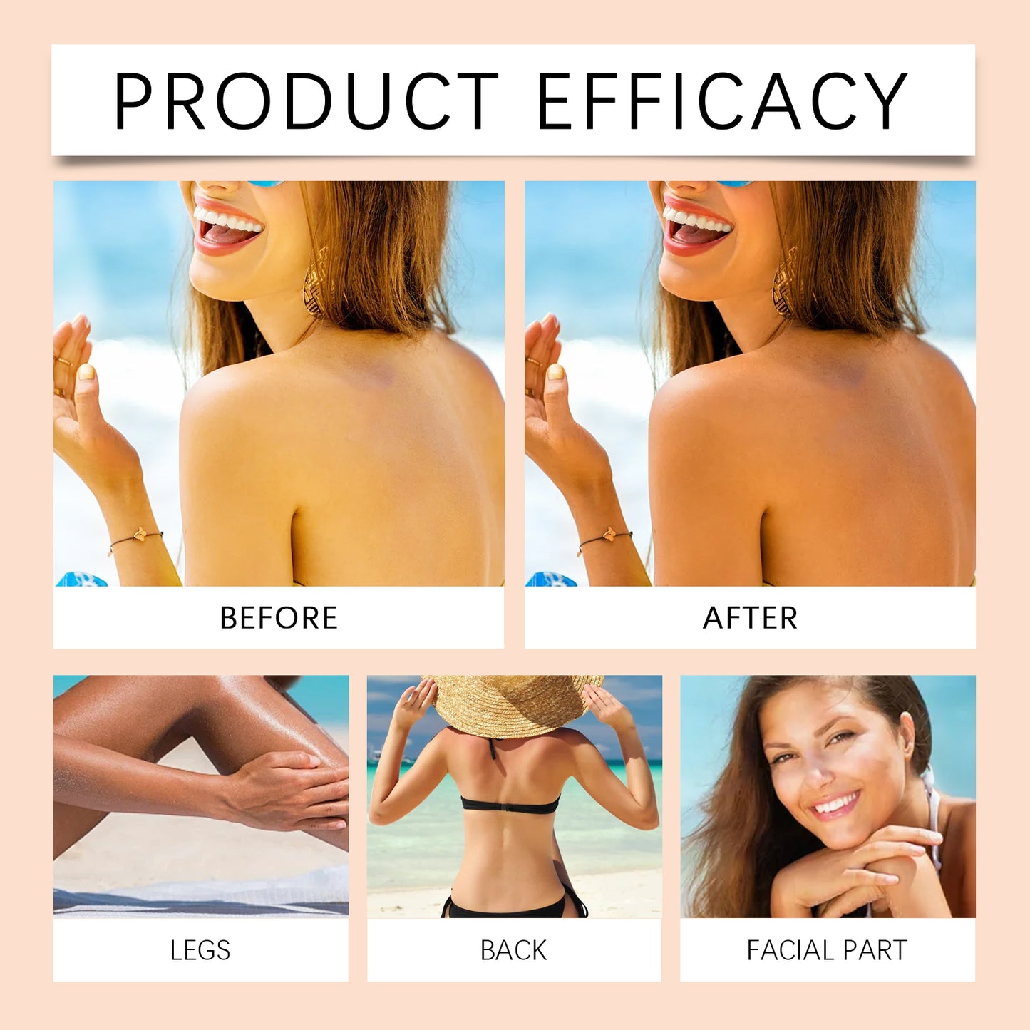 Quick Tanning Gel, Tanner Repair Gel Bronzer Tanner Moisturizing And Nourishing Gel
