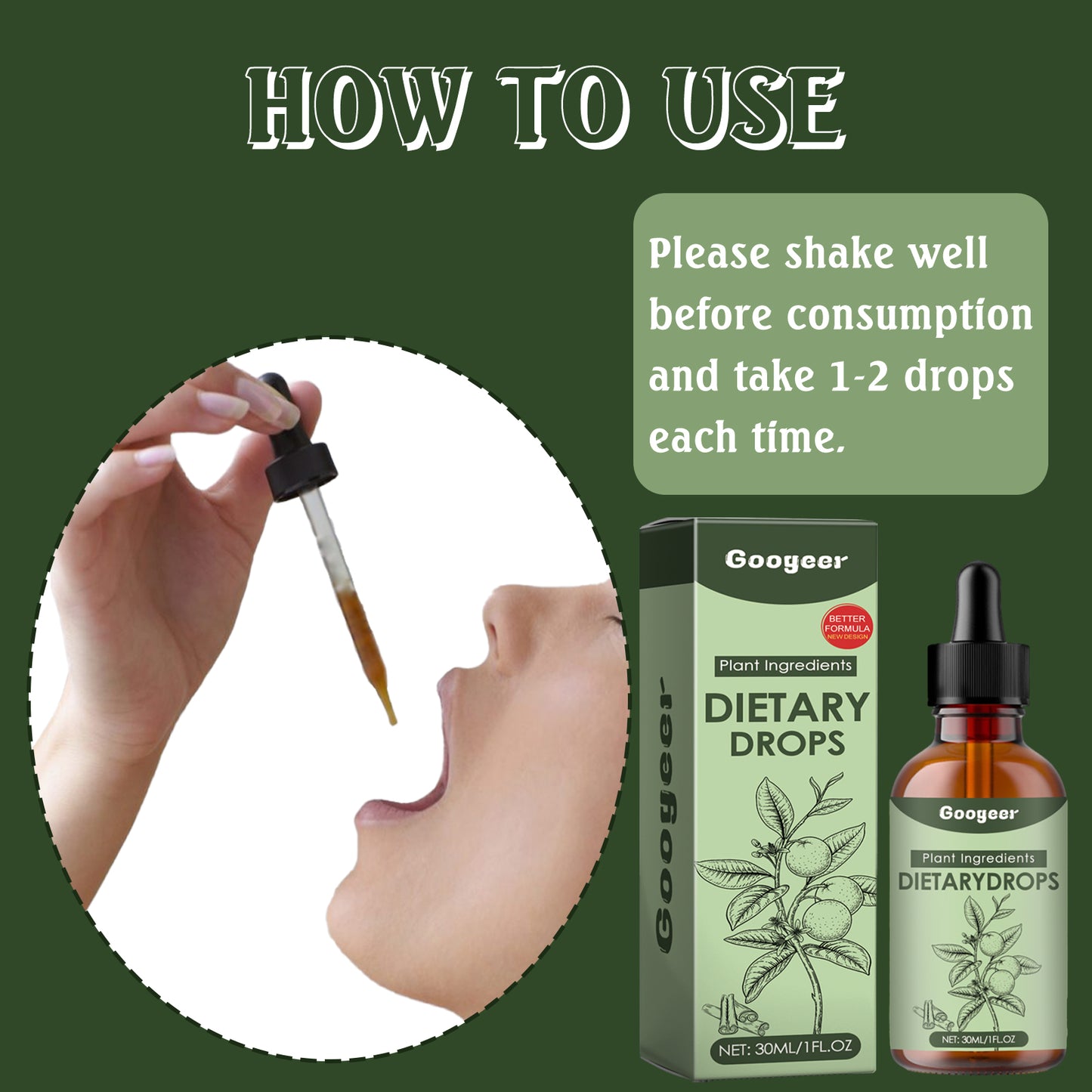 Vitamin Supplements Relieve Body Fatigue, Lower Back Pain, Enhance Vitality And Replenish Energy Oral Drops