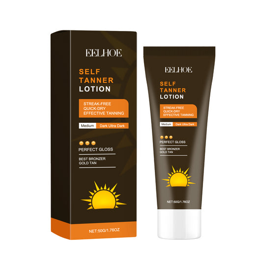 Self Tanner Lotion, Outdoor Sun Quick Tanning Wheat Healthy Skin Hydrating Summer Beach