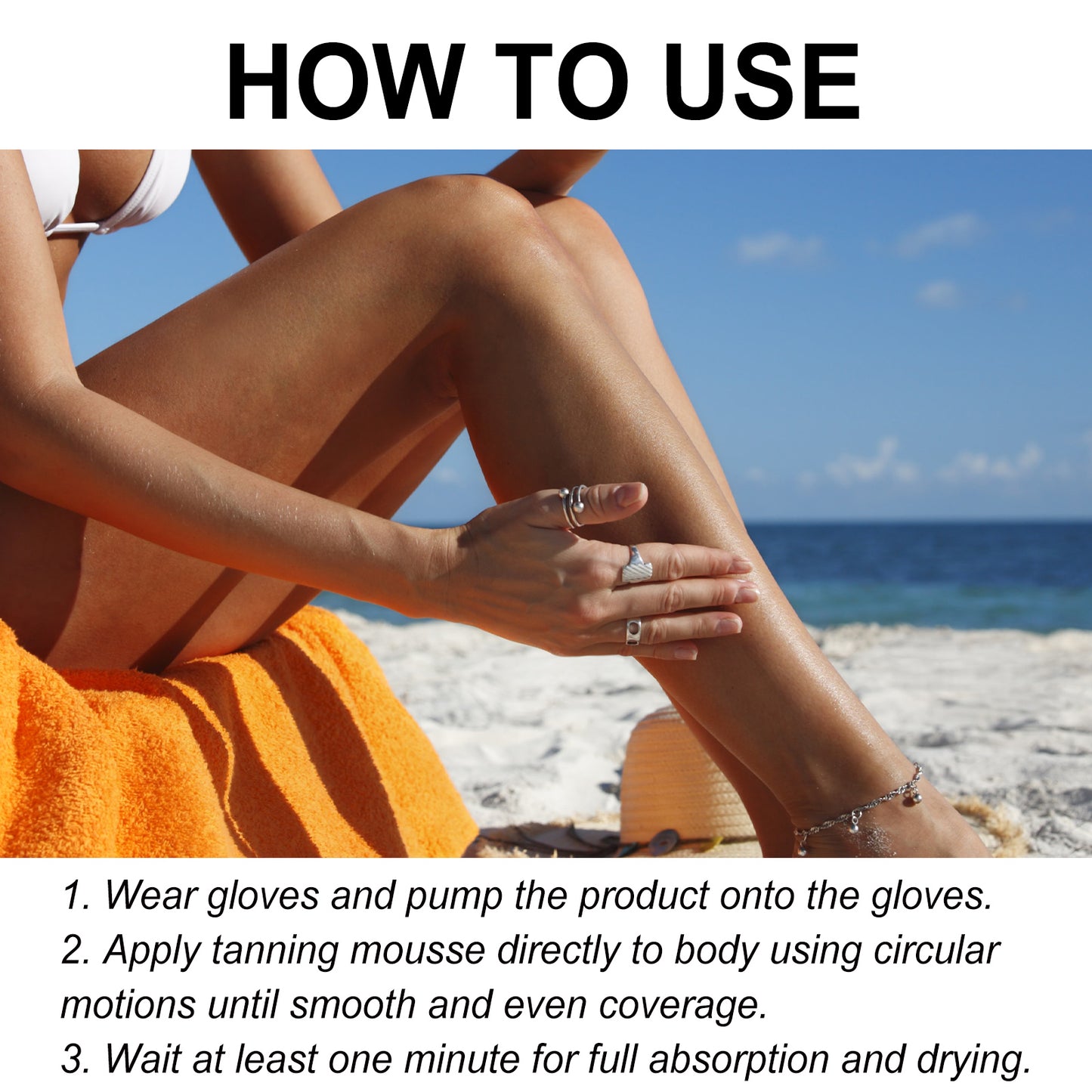 Self Tanning Mousse, Body Black Wheat Skin Hydrating Deep Moisturizing After Sun Repair Cream
