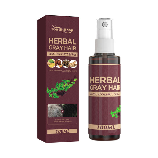 Herbal Black Hair Liquid Polygonum Multiflorum Herb Essence Moisturizing Black Hair Conditioner