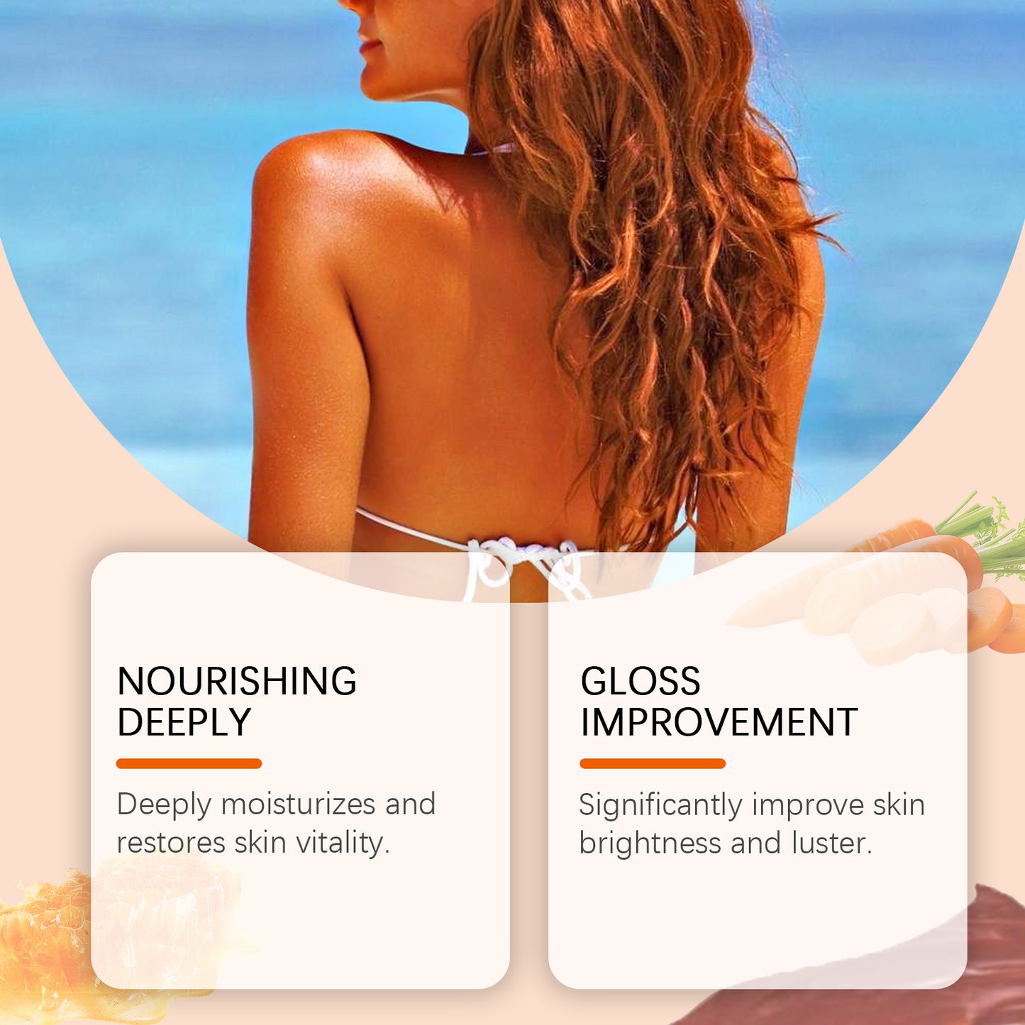 Quick Tanning Gel, Tanner Repair Gel Bronzer Tanner Moisturizing And Nourishing Gel