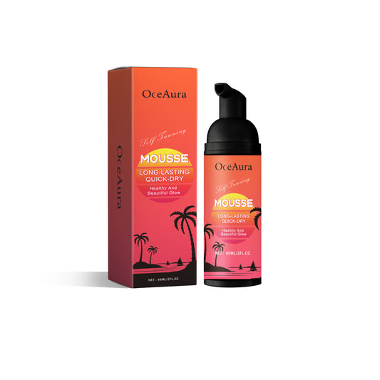 Self Tanning Mousse, Body Black Wheat Skin Hydrating Deep Moisturizing After Sun Repair Cream