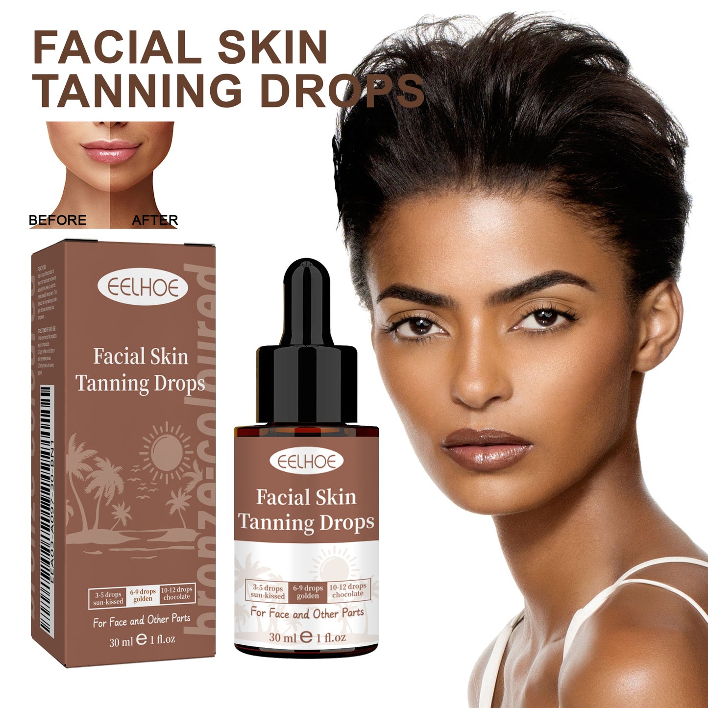 Facial Tanning Serum Outdoor Tanning Serum For Tanning Skin