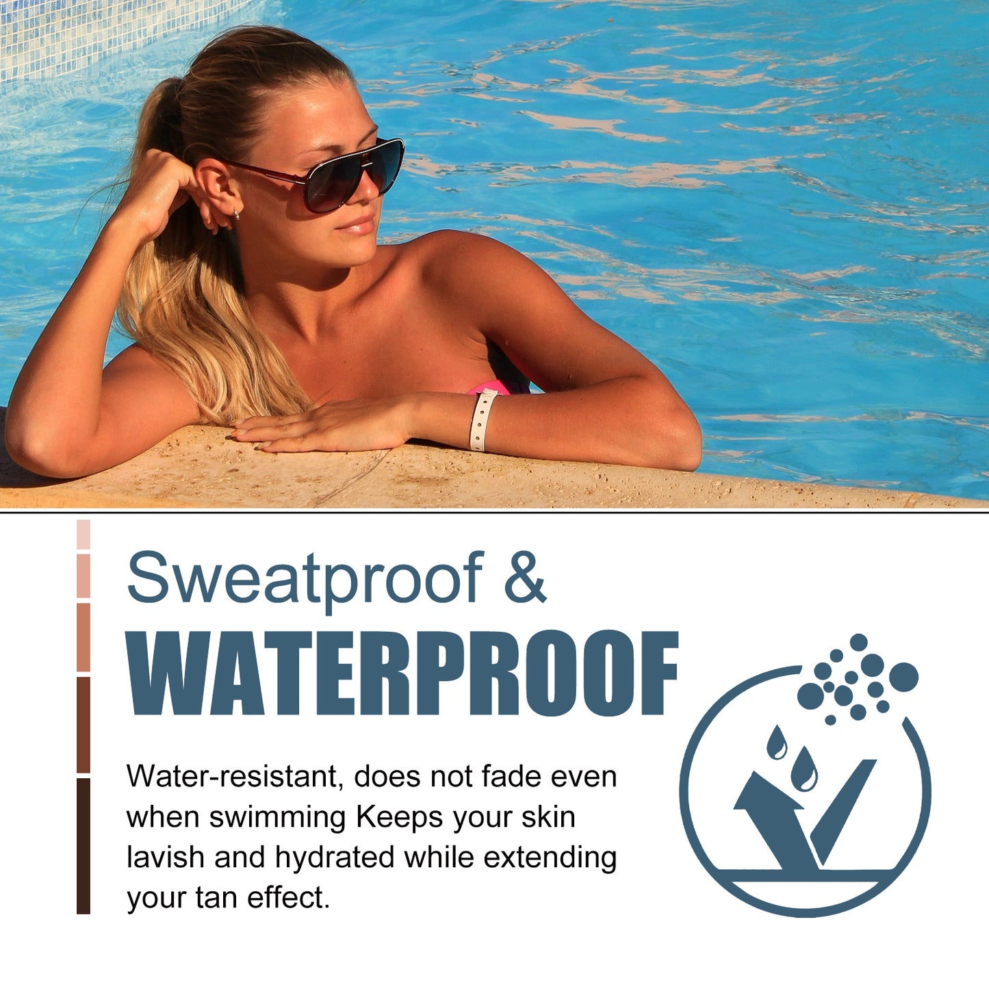 Self-tanning Drops, Outdoor Sunbathing Body Skin Moisturizing Tanning And Black Essence