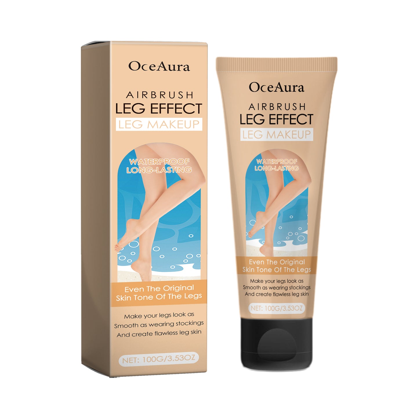 Leg Black Cream, Outdoor Tanning Even Tan Natural Tan Moisturizing Cream